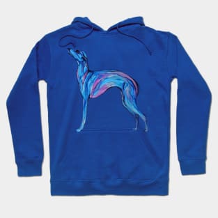 Blue Greyhound Hoodie